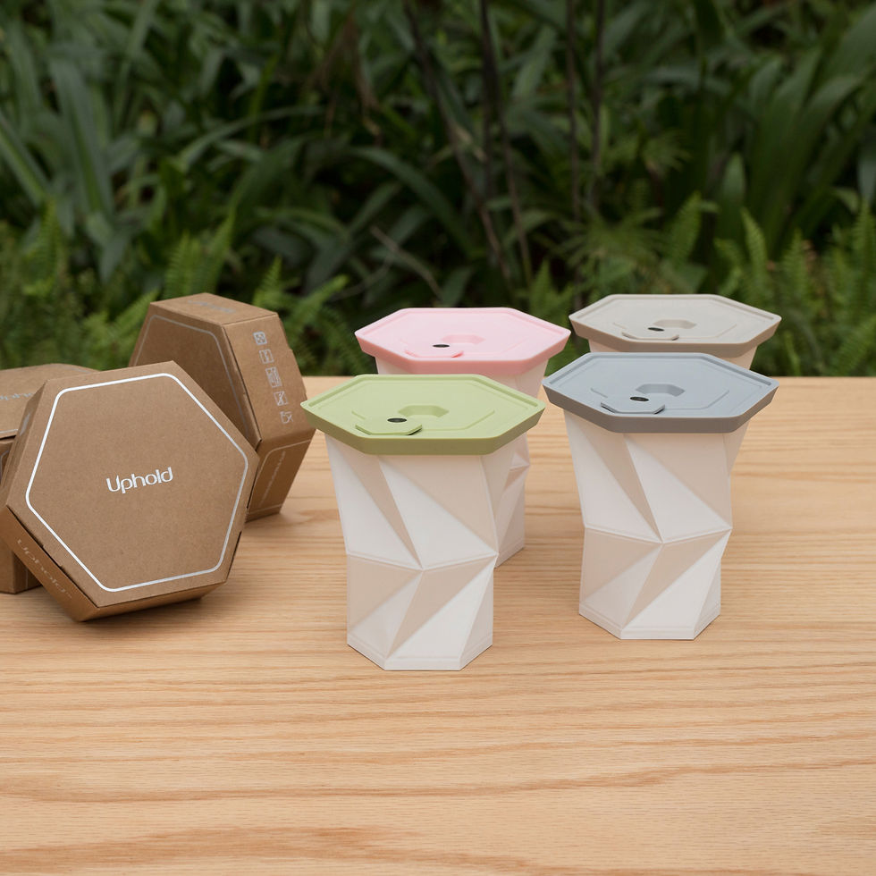 縮圖：Uphold 摺疊隨行杯 240ML (芽萌) [折疊便攜茶/咖啡杯]