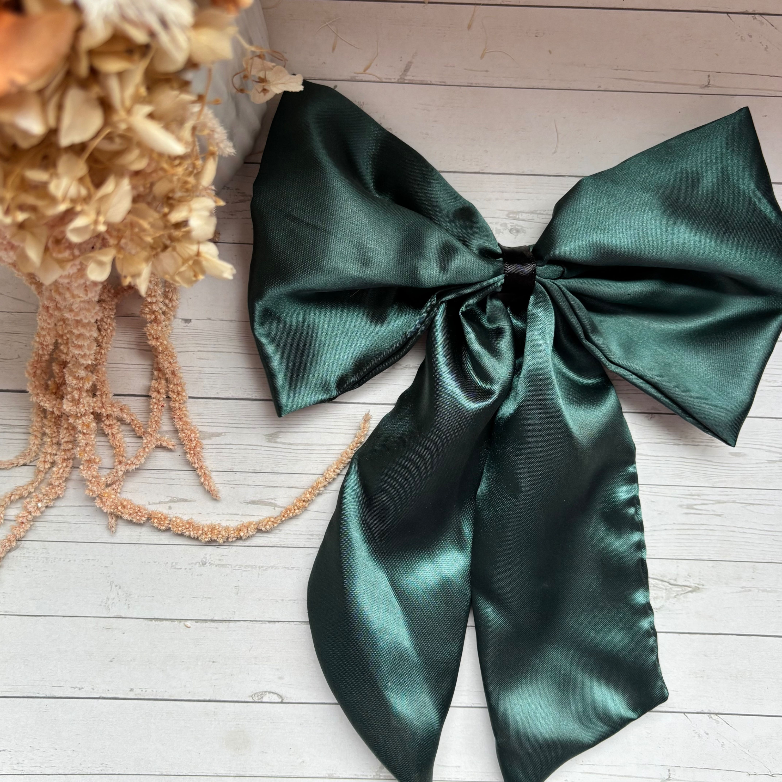 Emerald Green Satin