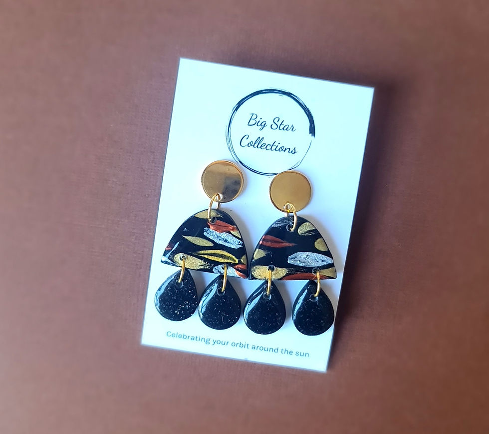 Thumbnail: Making a Glamorous Statement with '80's Dress Up Party No 3' Gold Topper Stud Earrings
