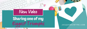 Sharing one of my biggest Triumphs