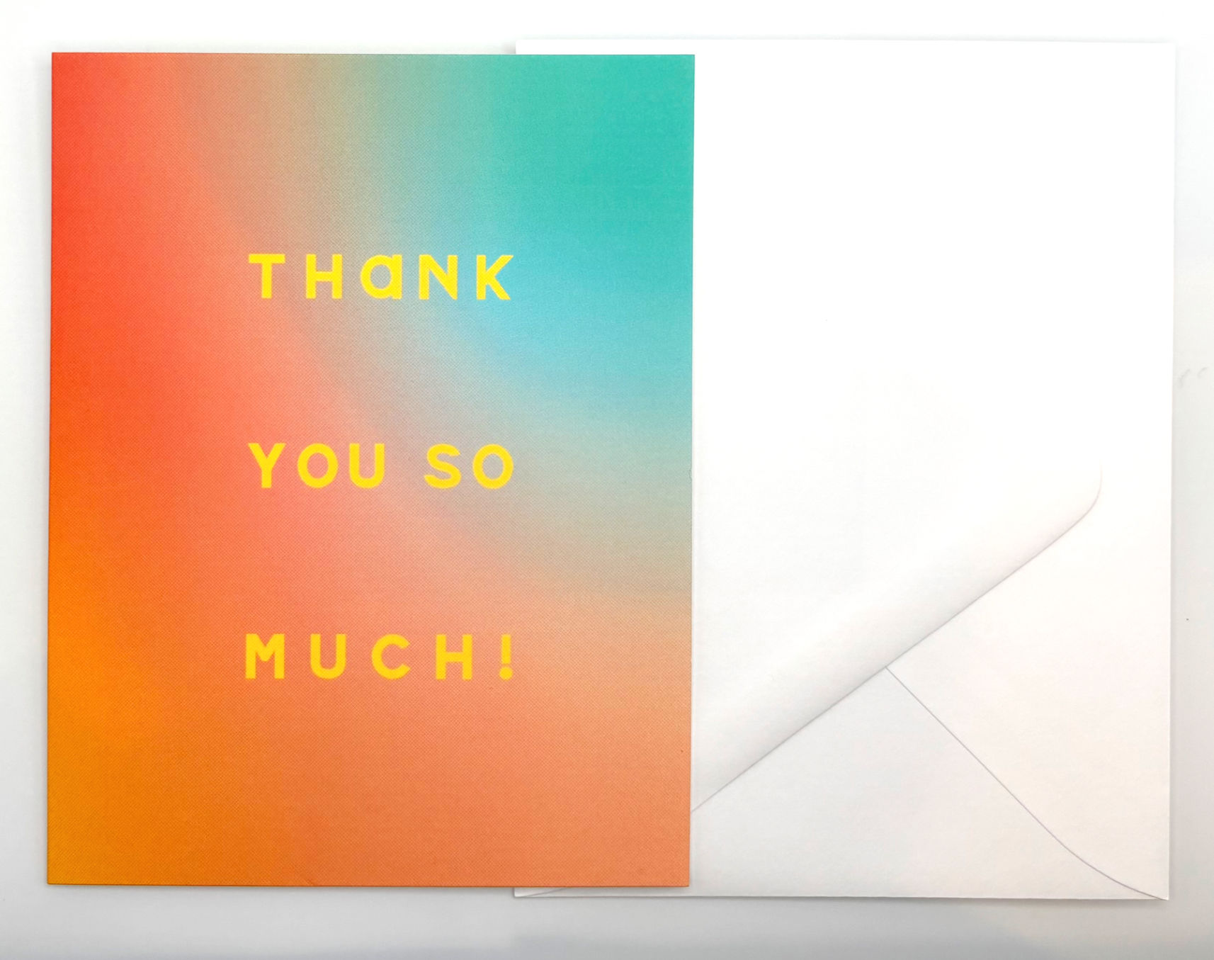 Thank you so much - Sunset Ombre Card