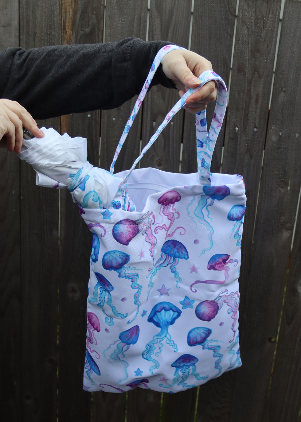 Thumbnail: Space Jelly - Zippered Tote