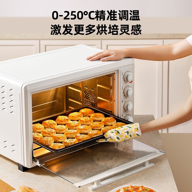 サムネイル： ノンフライヤー エアフライヤー 60L 家庭用大容量スマートタッチ電気フライヤーエアフライヤー 3D 熱風 360 ° 循環 ピザ/チキン/エッグタルトを焼くこ