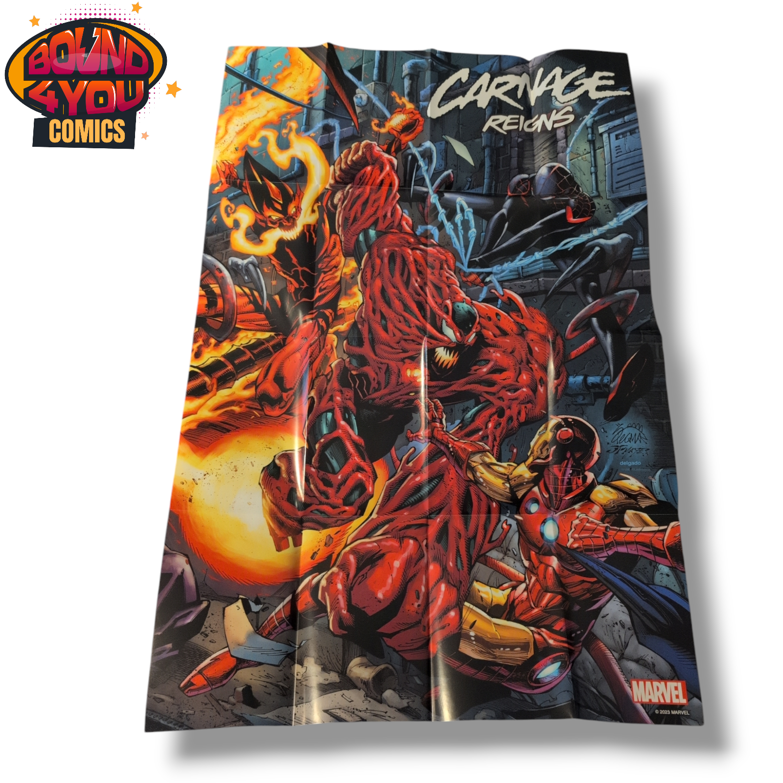 Carnage Reigns Alpha #1 -  Folded Promo Retailer Poster 24" x 36"