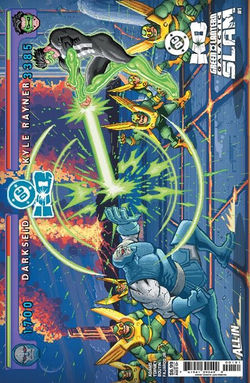 DC K.O. Green Lantern Galactic Slam #1 - Juan Ferreyra Wraparound Variant
