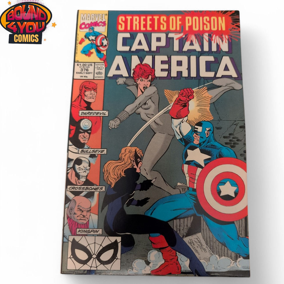 Captain America #376 - Direct Edition (1990)