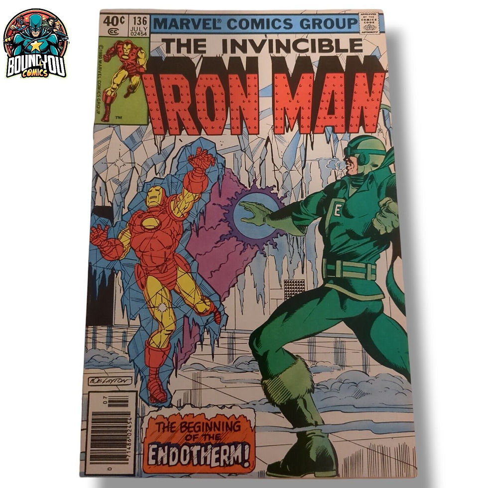 The Invincible Iron Man #136 - Newsstand (1980)