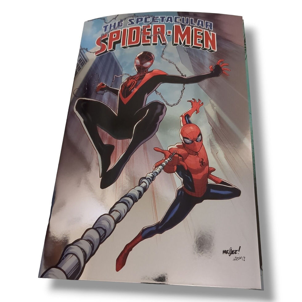 THE SPECTACULAR SPIDER-MEN #1 - DAVID MARQUEZ - FOIL VARIANT (2024)