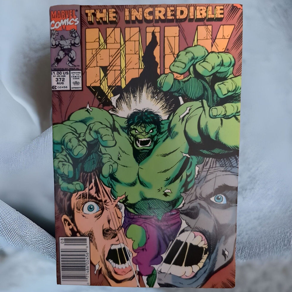 The Incredible Hulk #372 Newsstand Edition - 1990 Marvel Comics