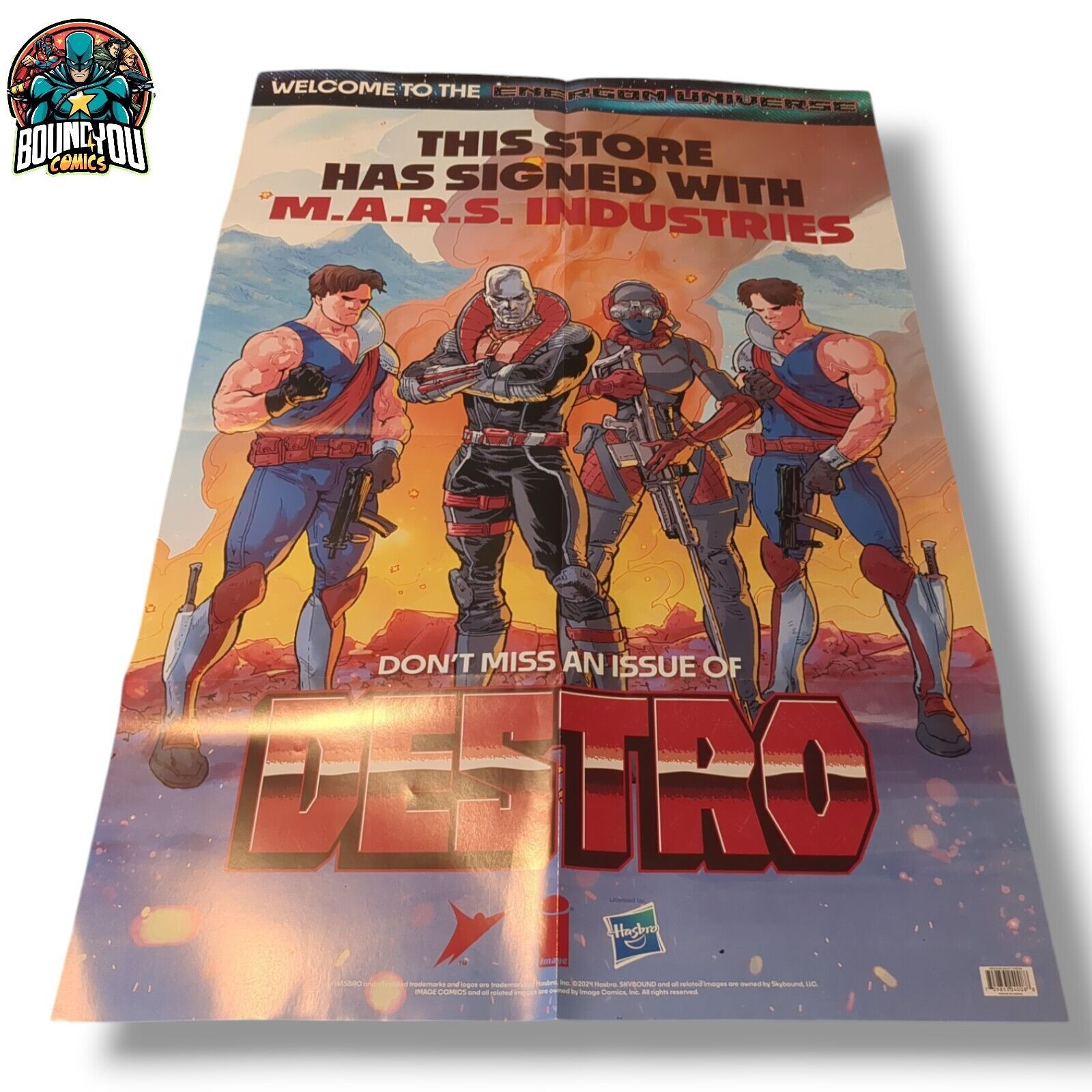 Destro/Scarlett  24" x 36" Double Sided Promo Retailer Poster