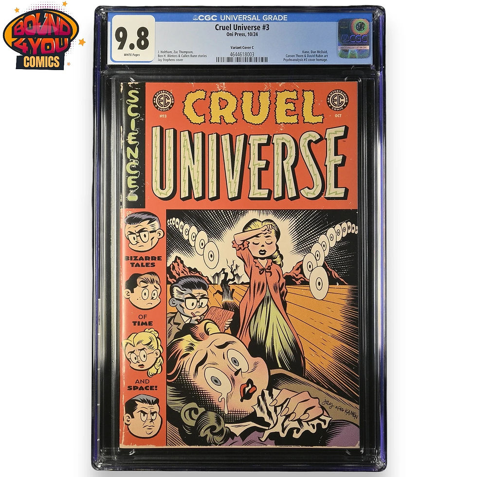 Cruel Universe #3 1:10 Jay Stephens - Homage - CGC 9.8