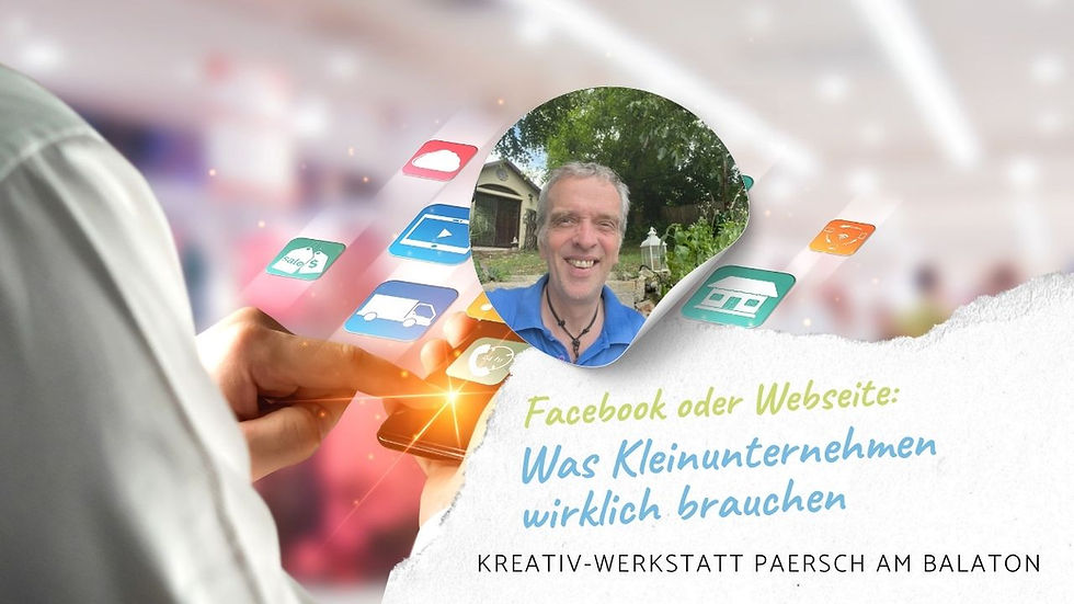 Facebook-Seite oder eigene Website: Was Kleinunternehmen wirklich brauchen