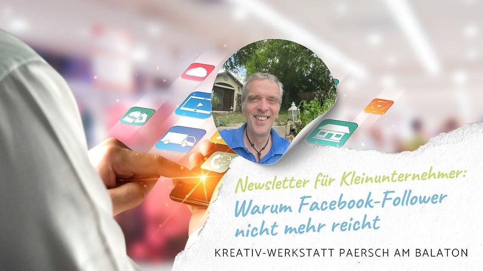 Newsletter für Kleinunternehmen: Warum Facebook-Follower nicht reichen