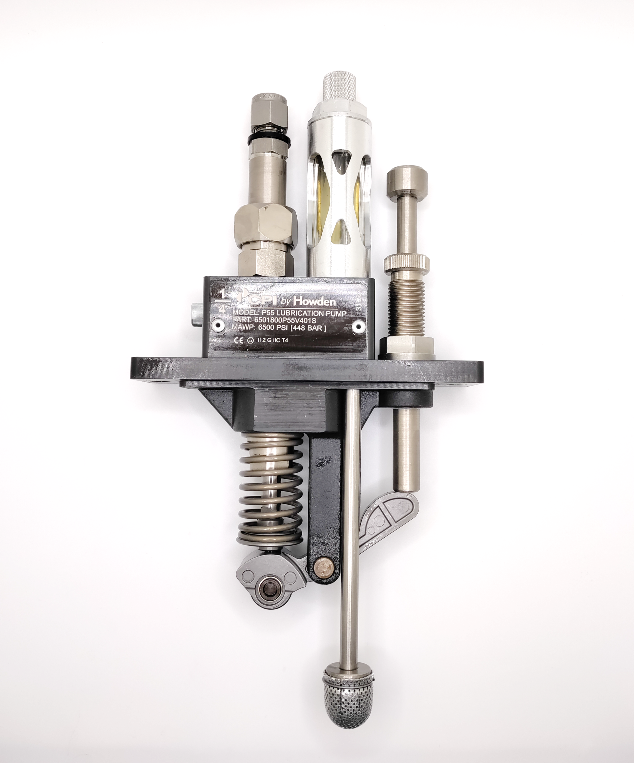 CPI/PREMIER MODEL P55 LUBRICATOR PUMP, 91200,91201, (VACUUM FEED, NEW STYLE)