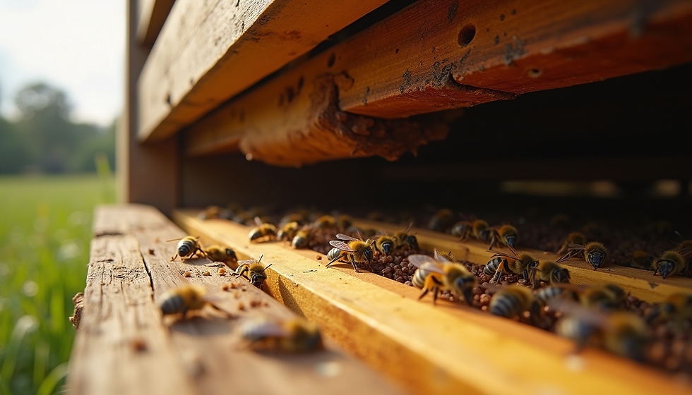 How We Safely Removed a Hive from Under a Balcony - Time-Lapse Video Included