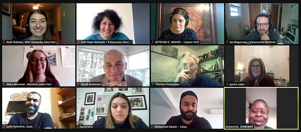 A screenshot of our first session on local government.