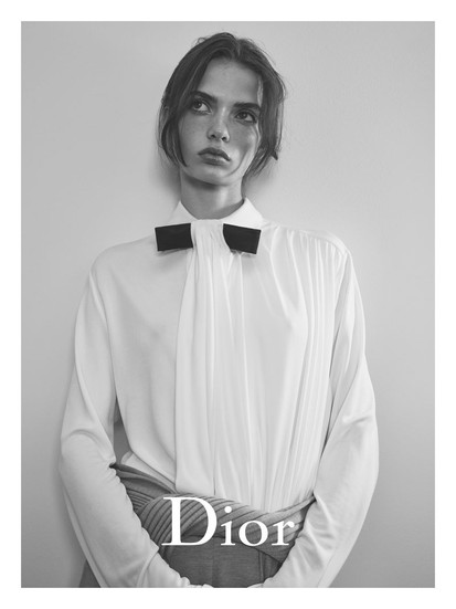 Model wearing new Dior collection by Jonathan And.erson