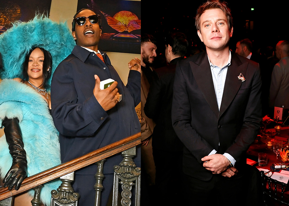 The 2024 Fashion Awards in London: A$AP Rocky and Rihanna at the fashion awards in London and Designer for the year Jonathan Anderson