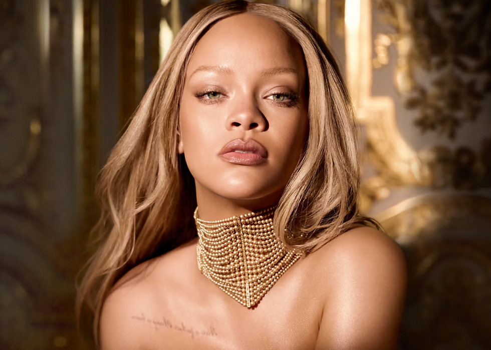 Rihanna in new J'Adore Dior perfume campaign shot by Steven Klein