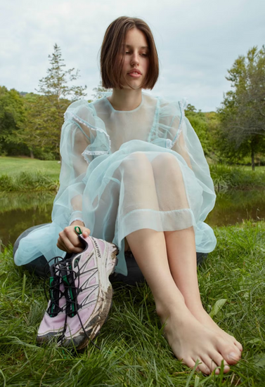 Sandy Liang x Salomon Ballet Sneakers