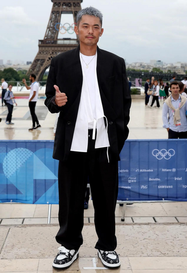 red carpet fashion the Paris Olympics 2024 - Lin Dan