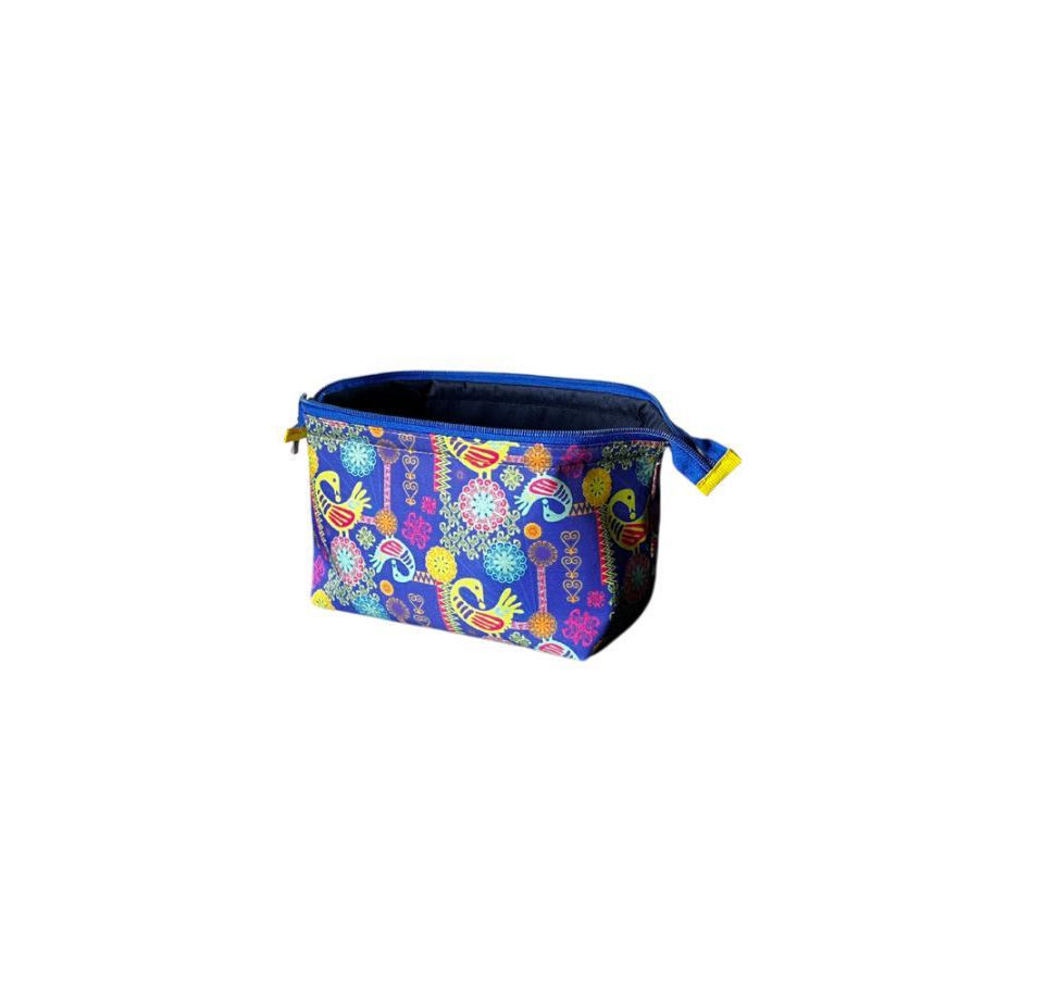 Miniatura: Necessaire Adinkra Sankofa Azul