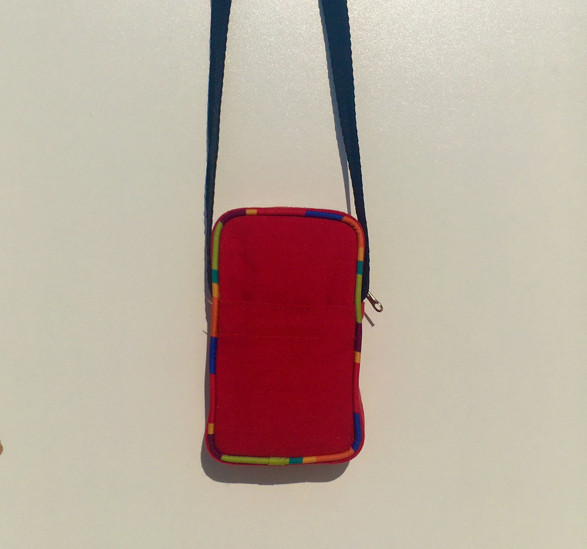 Bolsa Ecológica Mini Bag Celular Vermelha