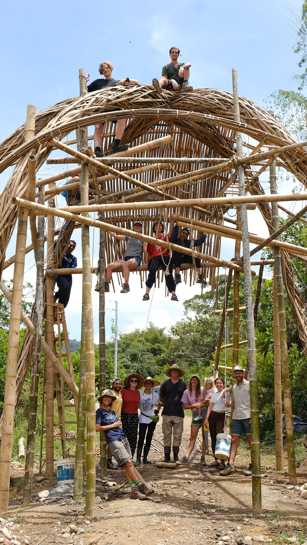 Bamboo construction experience