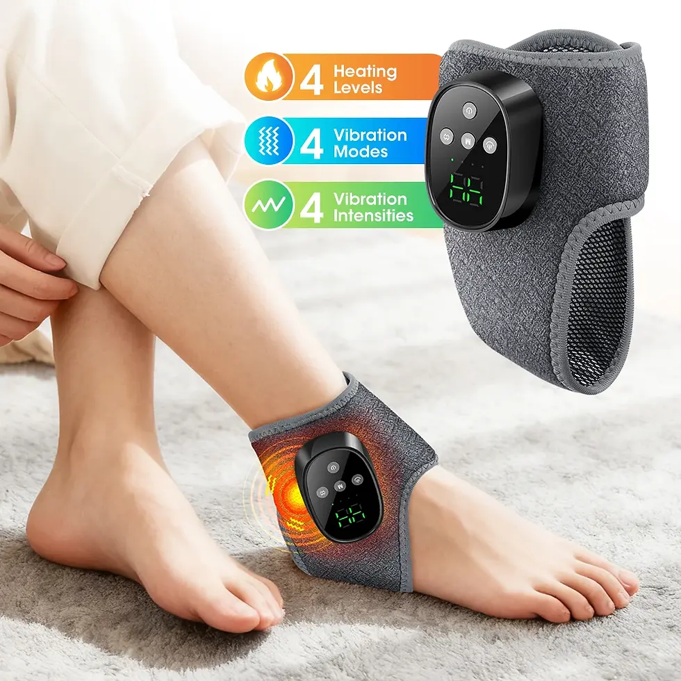 Thumbnail: Electric Foot and Hand Massager with Vibrating and Heating for Ankles and Wrists