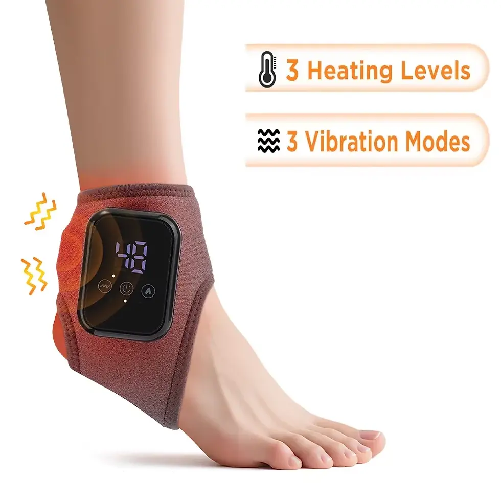Thumbnail: Electric Foot and Hand Massager with Vibrating and Heating for Ankles and Wrists