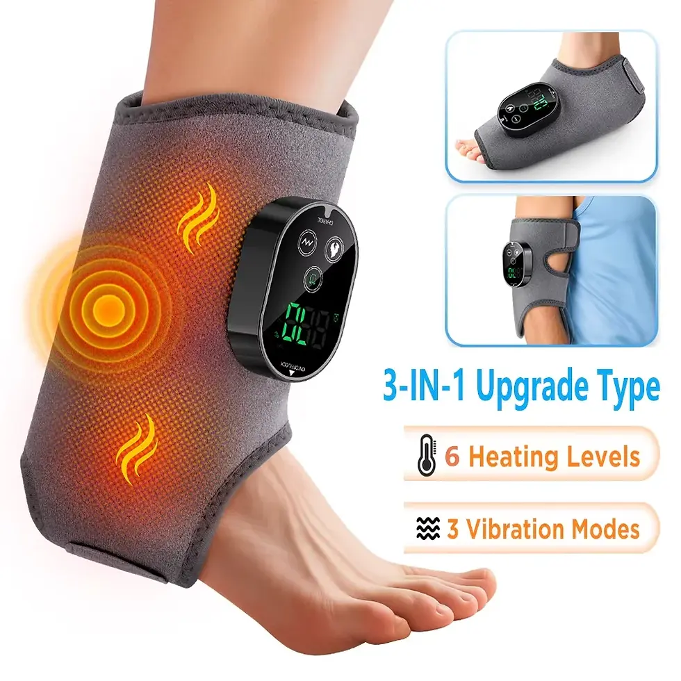 Thumbnail: Electric Foot and Hand Massager with Vibrating and Heating for Ankles and Wrists