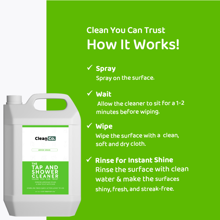 Thumbnail: The Tap & Shower Cleaner Lemongrass | Removes Limescale | 5 L