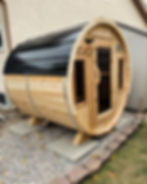 Thumbnail: Cozy Sauna 6' (wide) x 6' (length) cedar barrel. 2024