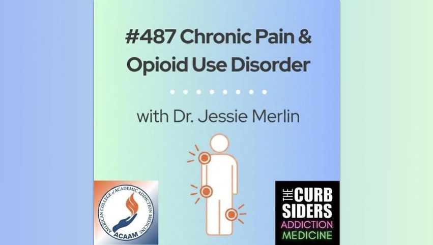 Chronic Pain & Opioid Use Disorder with Dr. Jessie Merlin, Dr. Carolyn Chan, Dr. Shawn Cohen on the BackTable Curbsiders Podcast