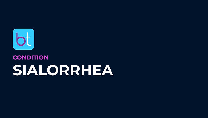 Sialorrhea Condition Overview