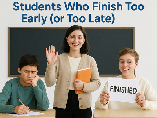 How to Handle ESL Students Who Finish Too Early (or Too Late)