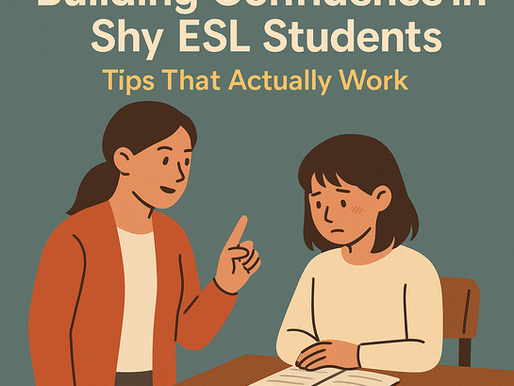 Building Confidence in Shy ESL Students: Tips That Actually Work