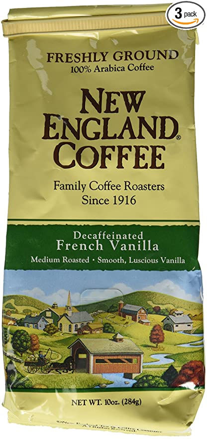 Thumbnail: New England French Vanilla Decaffeinated 10 oz 3 Pack