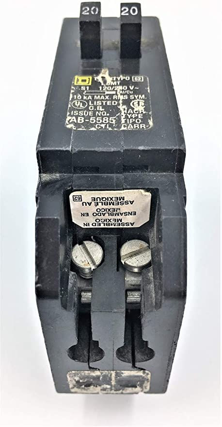 Thumbnail: Square D HOMT2020 Homeline 220 Amp SinglePole Tandem Circuit Breaker