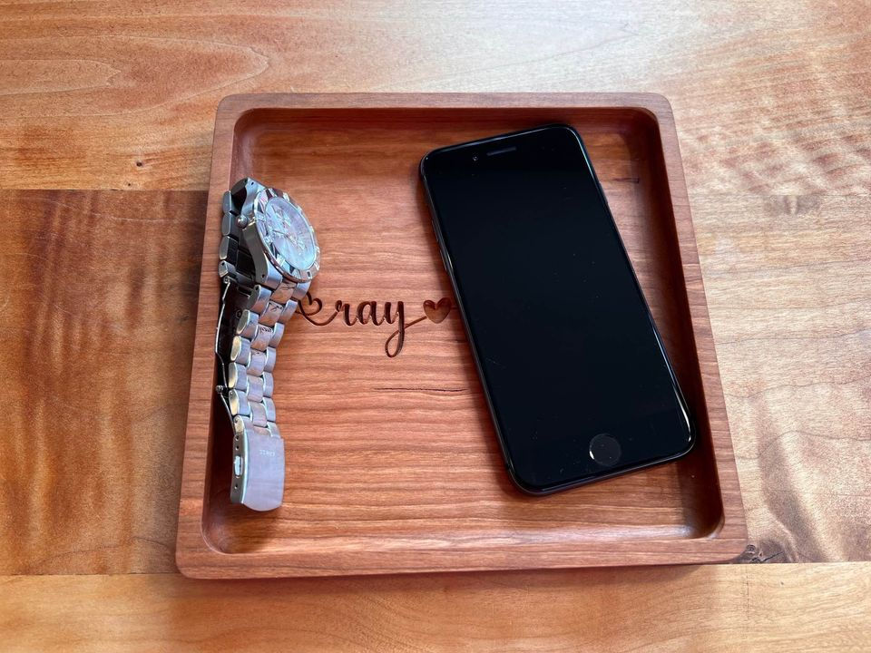 Thumbnail: Engraved Jewellery Tray / Catch All Tray