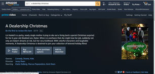A Dealership Christmas is now streaming at Amazon Video!