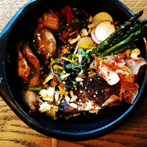 Getting back to blogging and my process for making a basic grain bowl