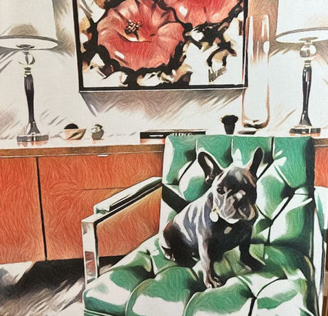 Contemporary Pet Portrait 
