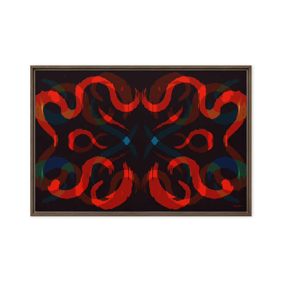 Thumbnail: Untitled 2 - Framed Canvas Wall Art 