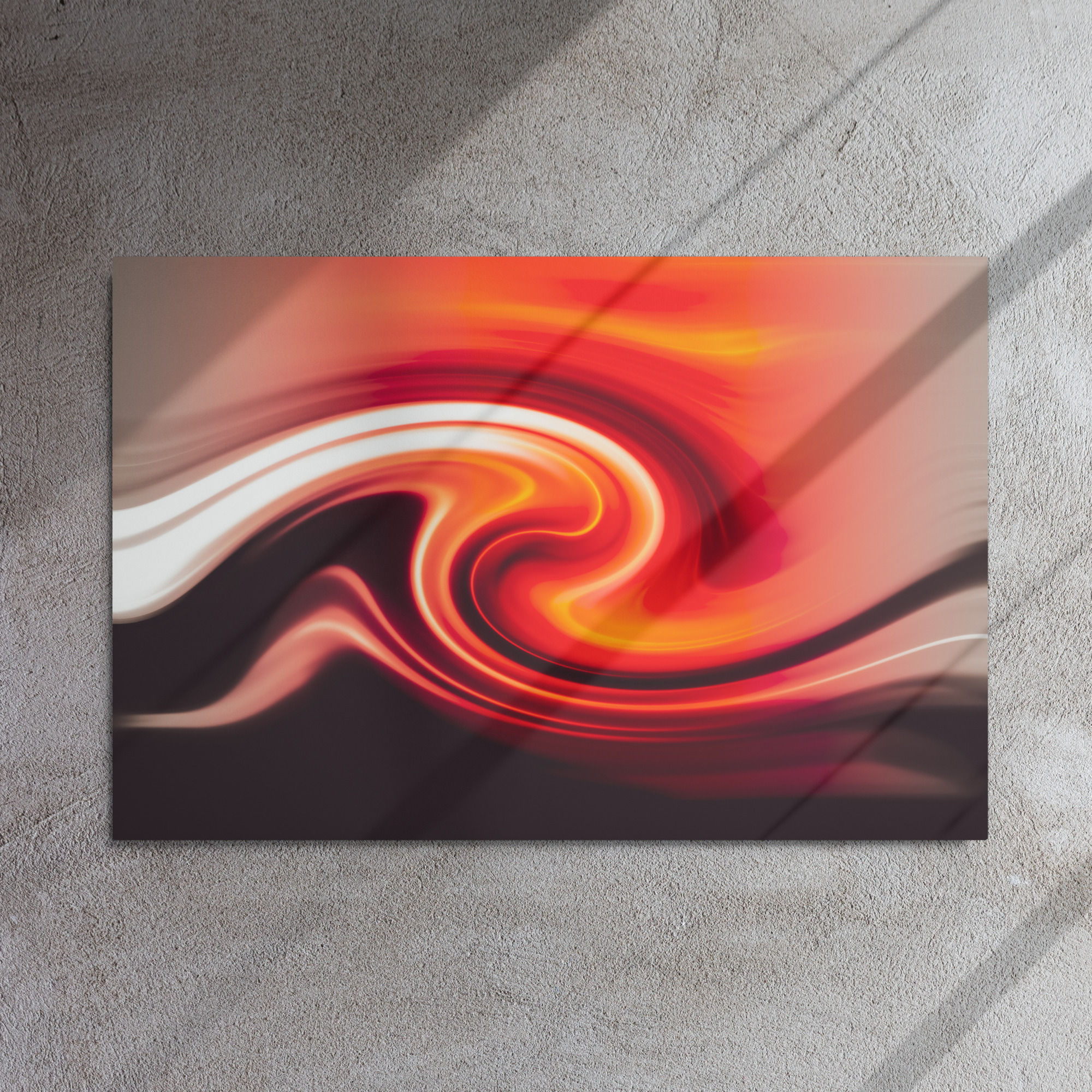 Fire Lava - Wall Metal Art