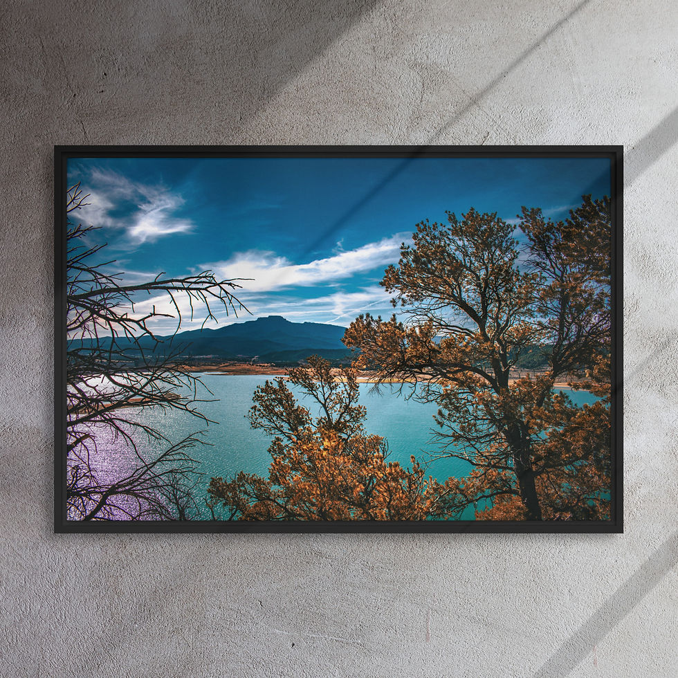 Thumbnail: Lake of Trinidad- Framed Canvas Wall Art