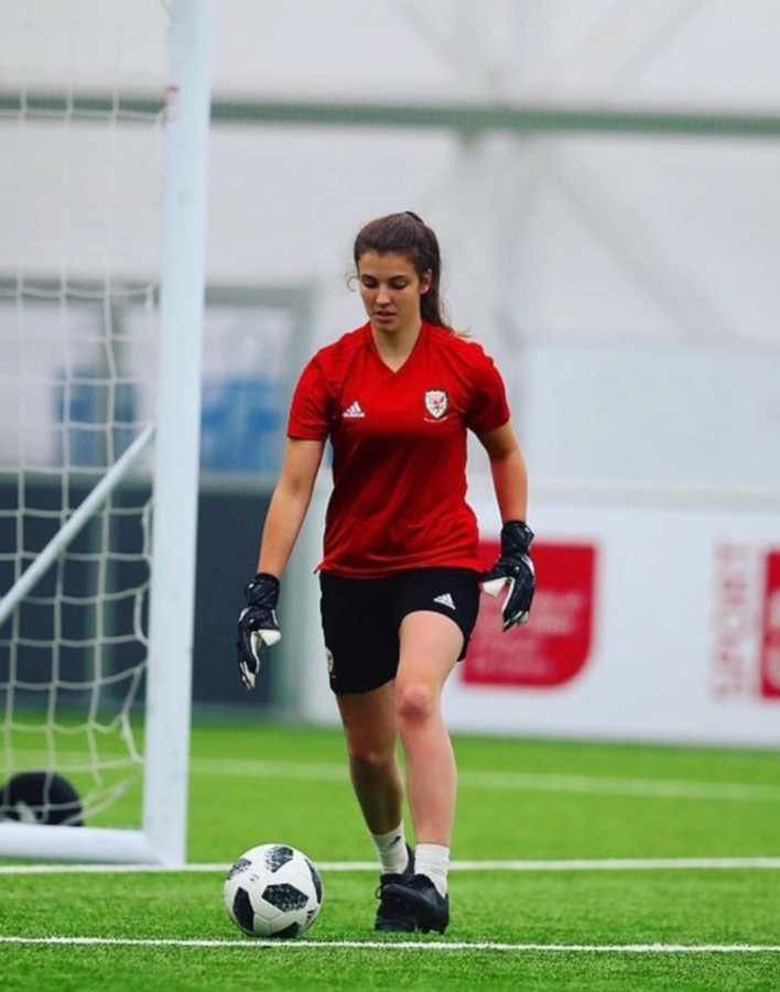 Huddersfield goalkeeper Olivia Clark