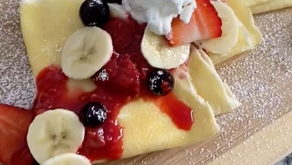 Crepes With Berry Compote