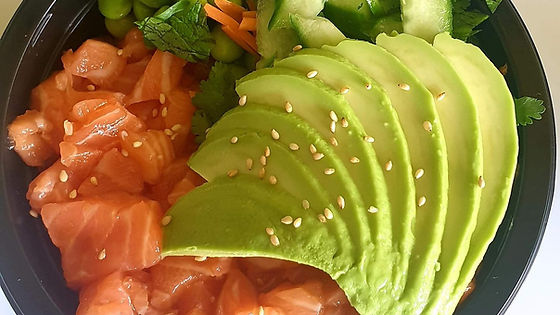 Poke saumon