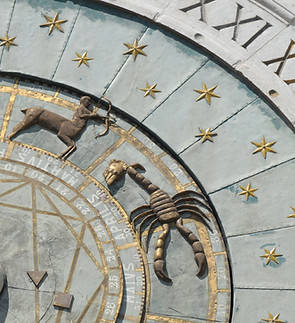 Zodiac Clock Detail